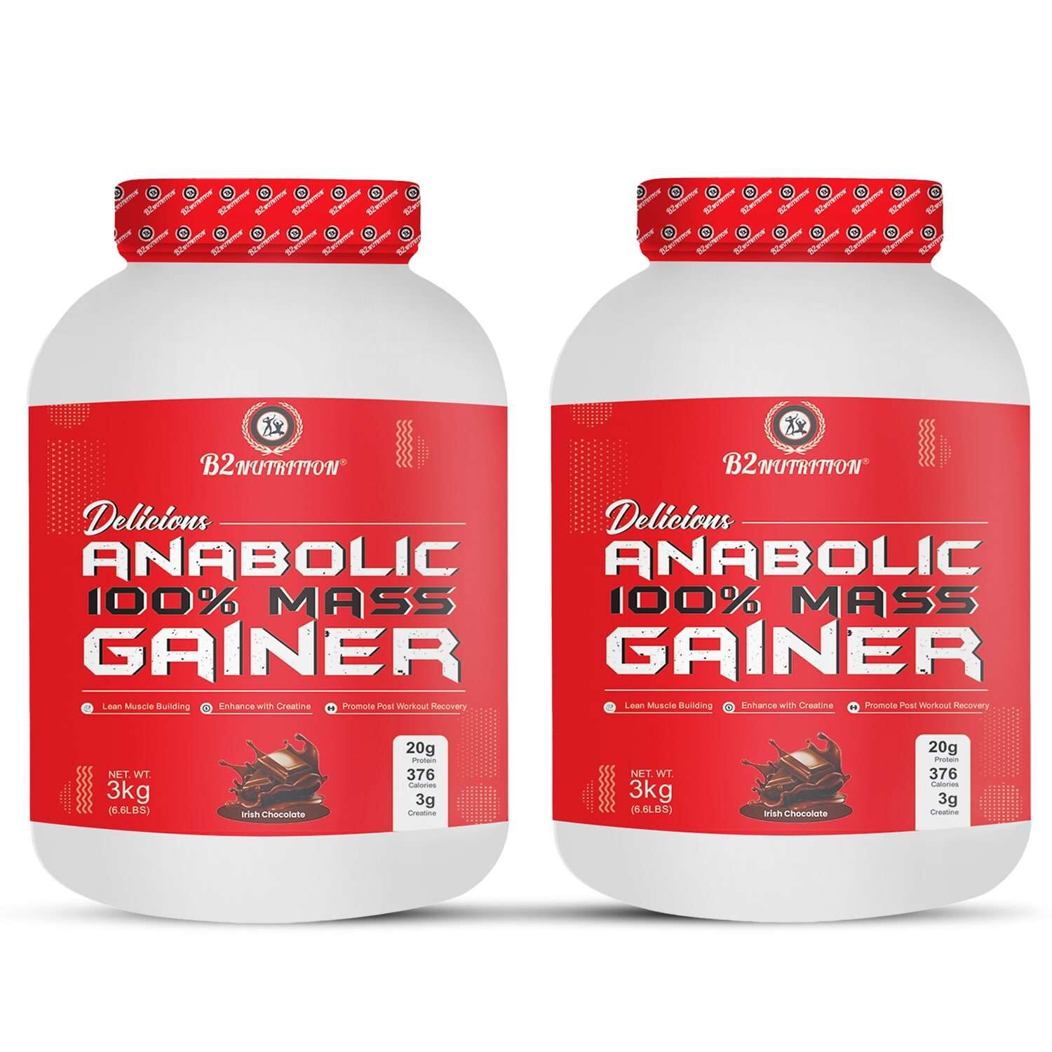 Anabolic mass gainer 3kg Pack up 2